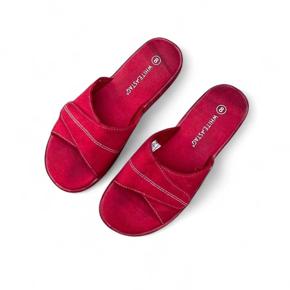 red slip on slides